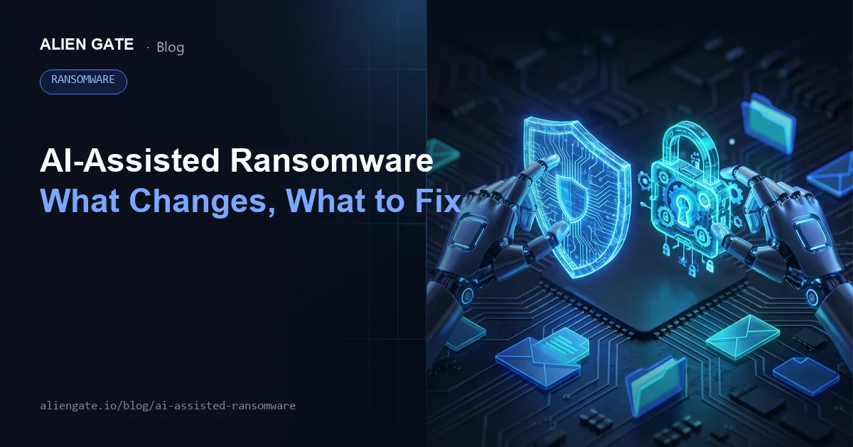 What Is AI-Assisted Ransomware? How It Differs from Traditional Attacks and What to Rethink