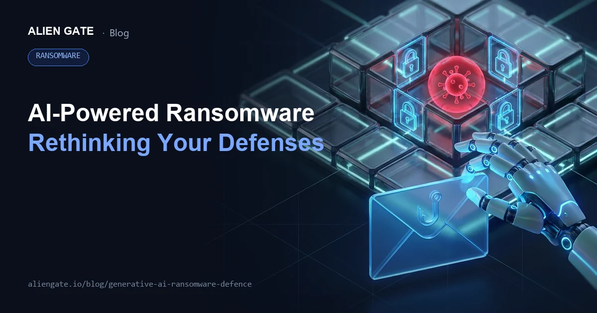 Ransomware Powered by Generative AI: Where Companies Should Refocus Their Defenses from 2025