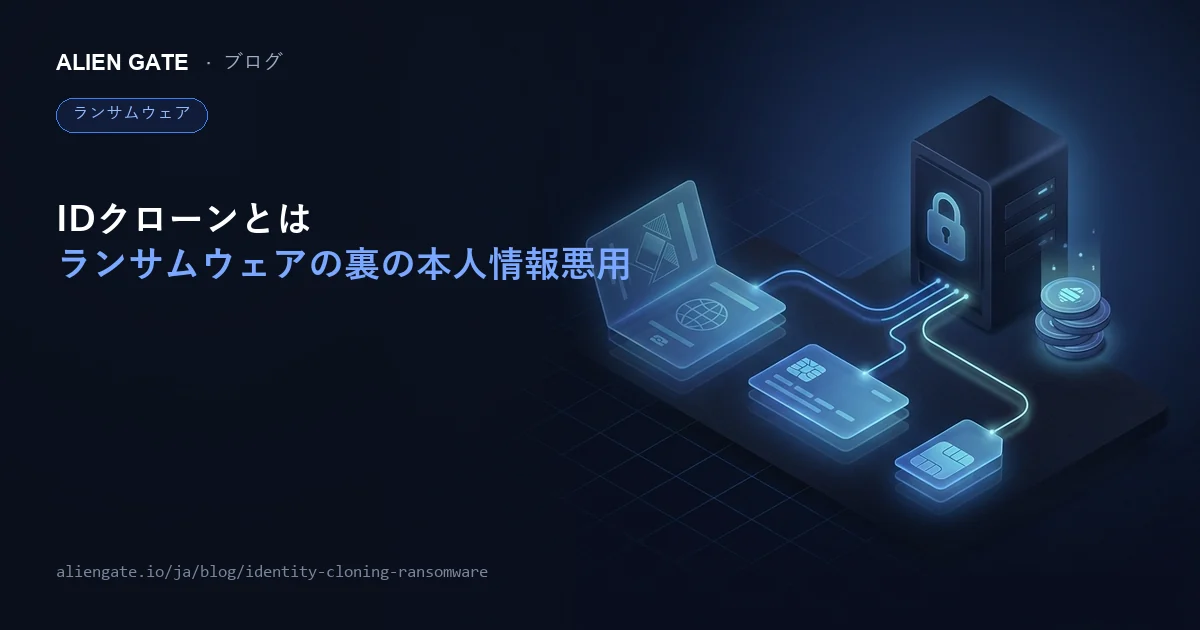 ランサムウェアの裏でも悪用される「IDクローン」とは