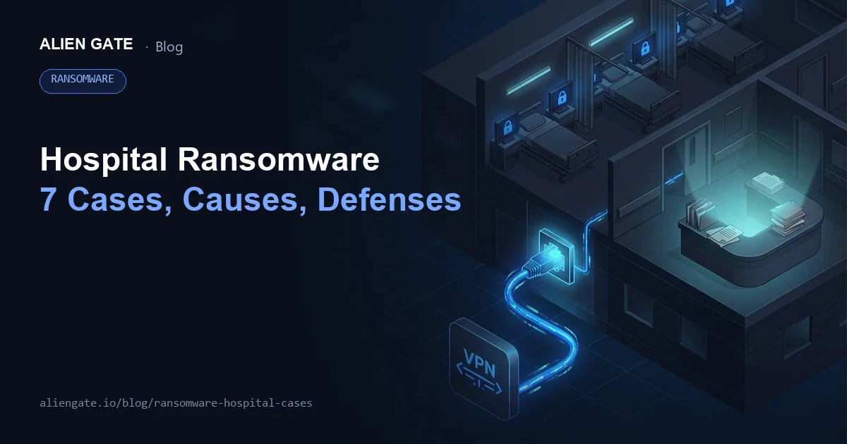 7 Ransomware Attacks on Japanese Hospitals (2026 Update): Causes, Defenses and Recovery Costs