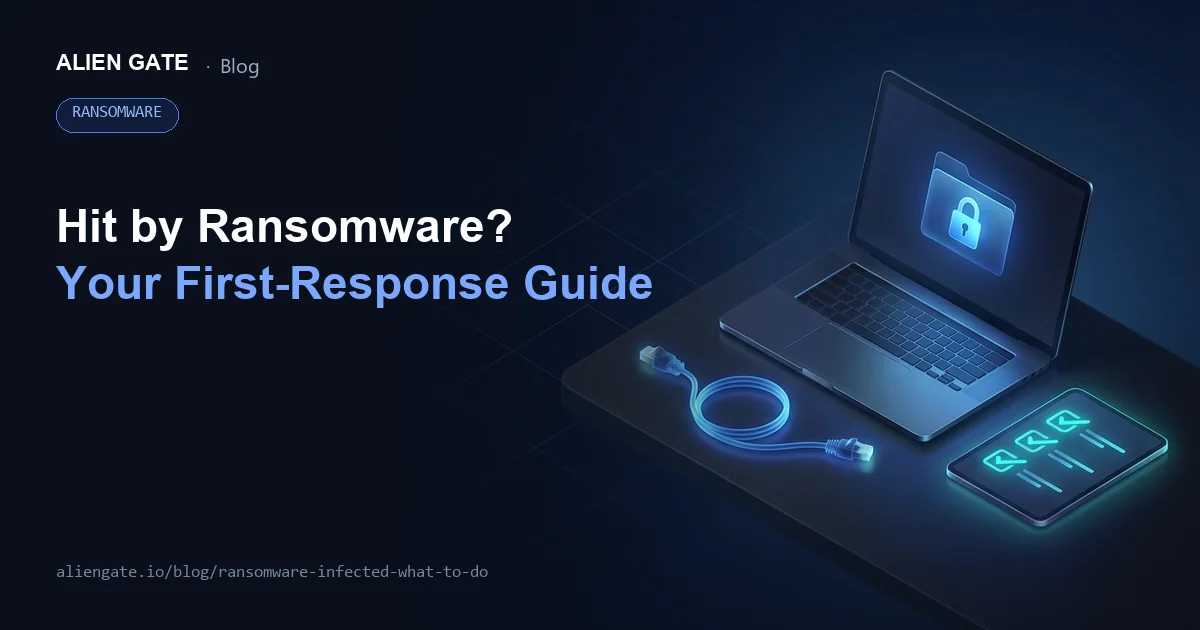Hit by Ransomware? What to Do Right Now, from First Response to Recovery for Businesses and Individuals
