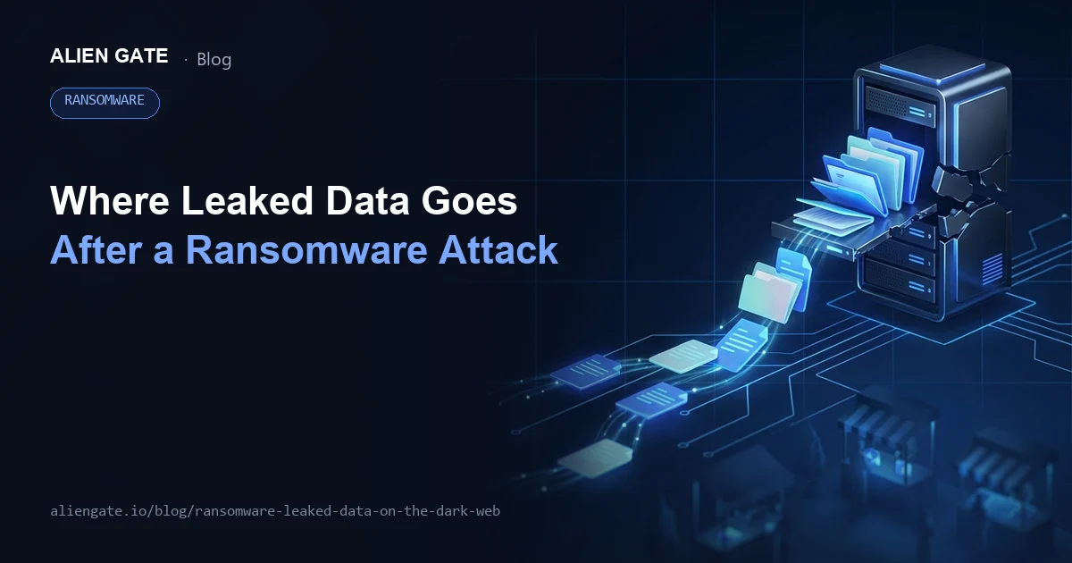 After a Ransomware Attack: What Happens to Leaked Data on the Dark Web