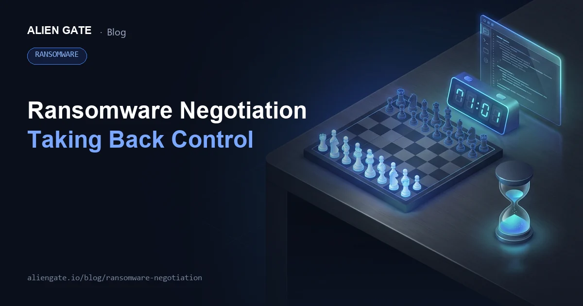 The Work of Ransomware Negotiation: Taking Back Control in the Middle of Chaos