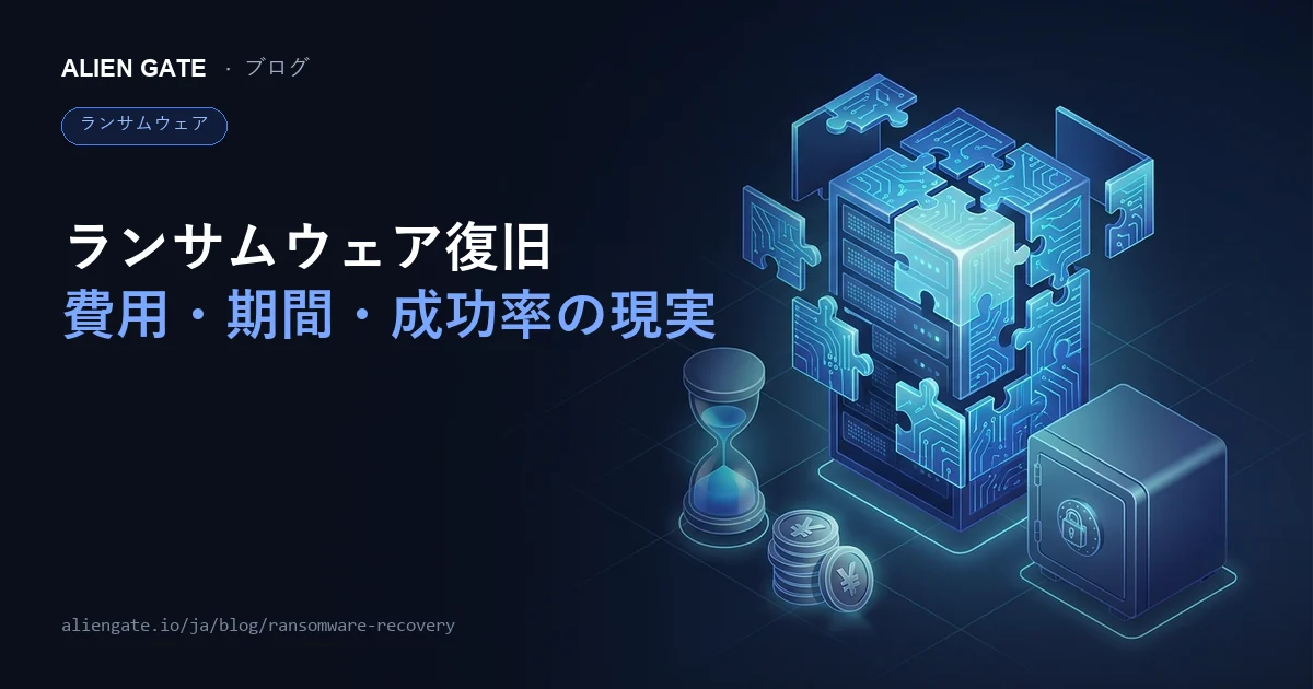 【2026年最新】ランサムウェア感染からの復旧方法|費用・期間・成功率を徹底解説