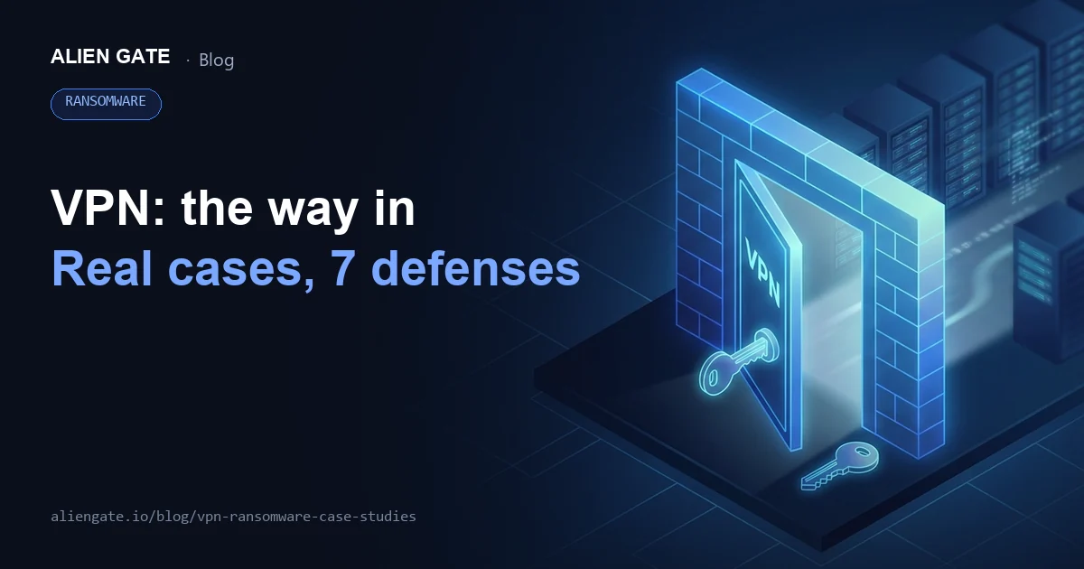 VPNs Are a Leading Ransomware Entry Point: What Japan's Police Data Shows and 7 Steps to Take Now