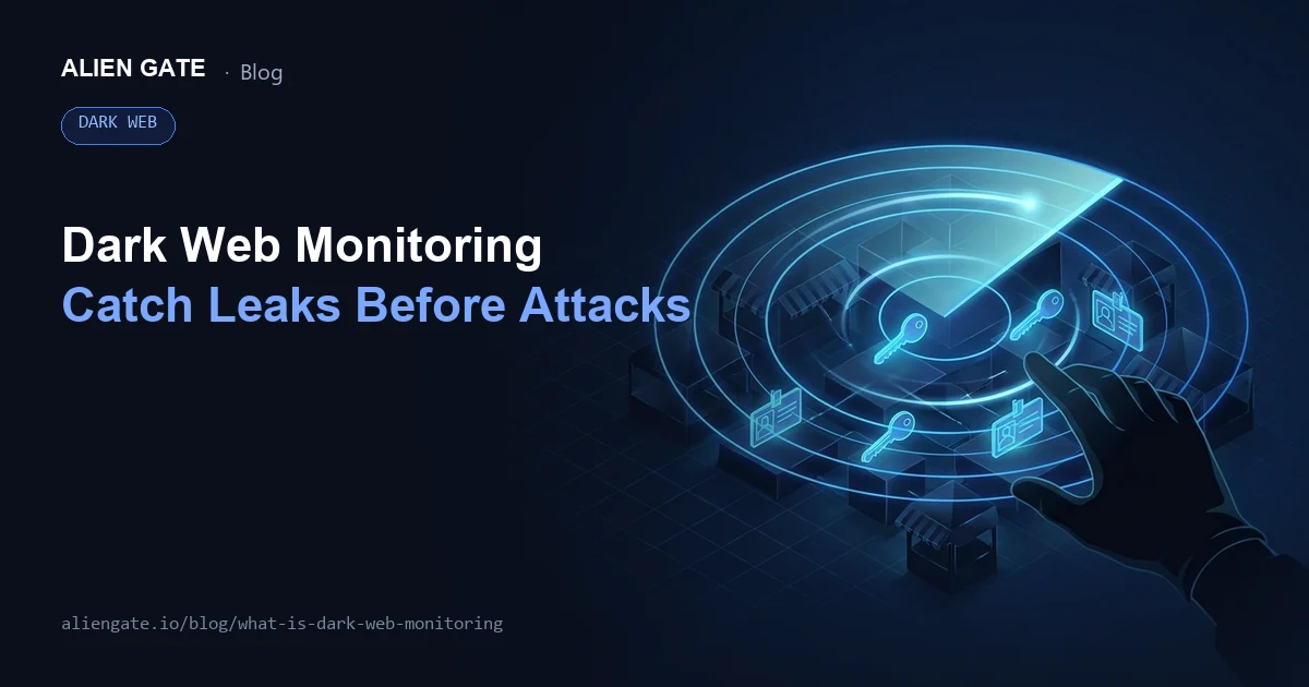 What Is Dark Web Monitoring? How to Find Leaked Data Before Attackers Use It