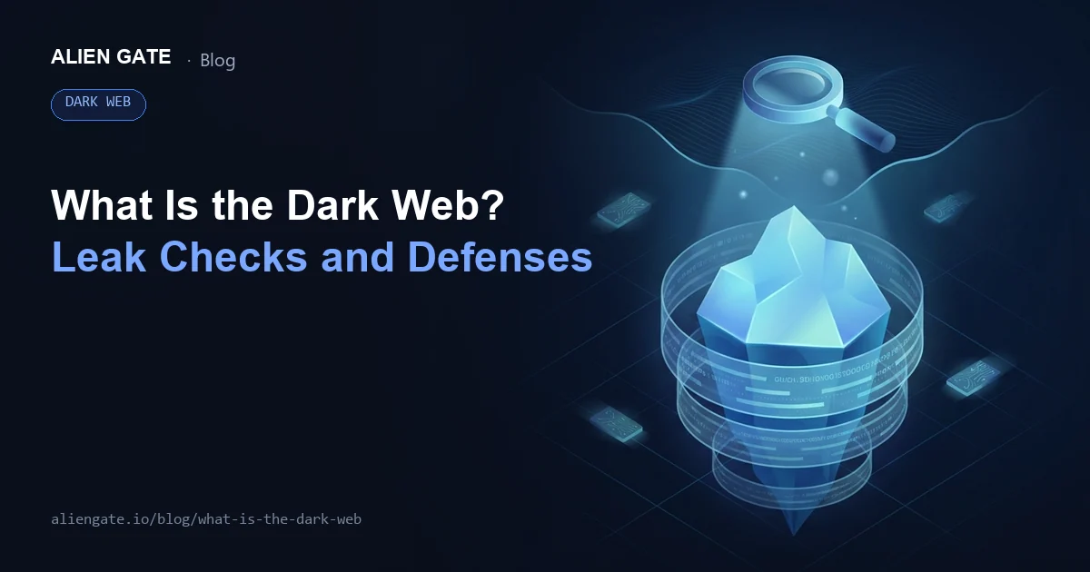 What Is the Dark Web? A Plain-English Guide, from Checking for Leaked Data to Protecting Your Company