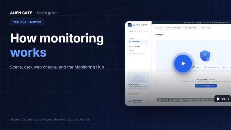 How monitoring works
